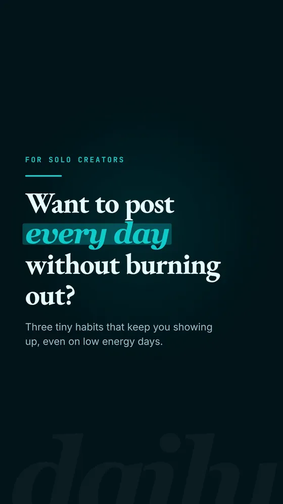 Typography template example